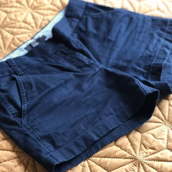 J.Crew Navy Chino Shorts Size 4 - Picture 5 of 5
